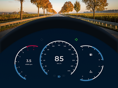 Daily UI 034 - Car Interface car car dashboard car interface dailyui dailyui034 dashboard design figma ui