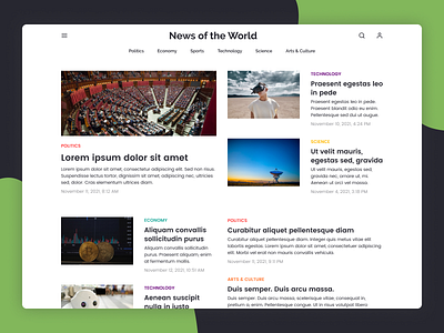 Daily UI 094 - News