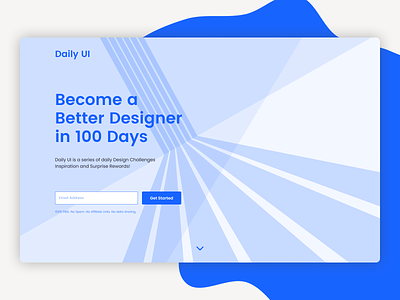 Daily UI 100 - Redesign Daily UI Landing Page dailyui dailyui100 design figma landing landing page ui website website design