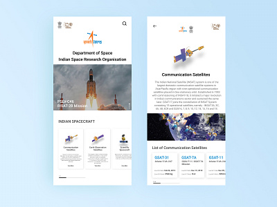 Isro App Concept: Figma hands on Leaning app concept design dribblers figma hello infomation isro minmaldesign thinking typography