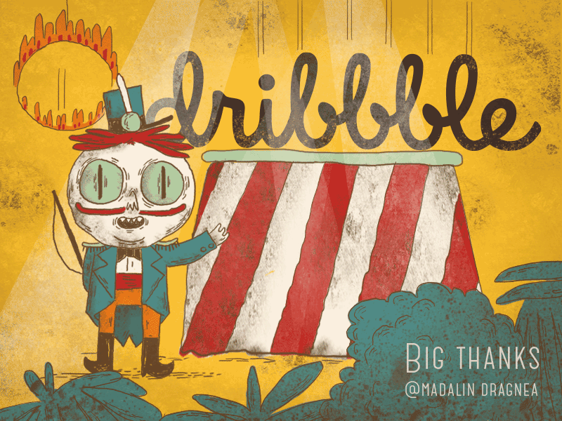 ta-dá! animation debut dribbble illustration