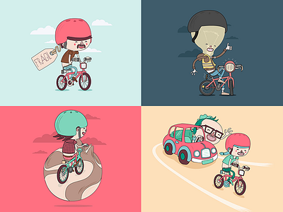 Biciaccion bike illustration vectorial