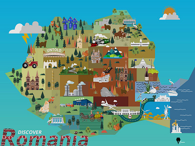 Romania dracula romania travelling untold vector