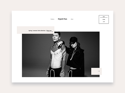 Fashion Home Page Shot ecommerce fashion home interaction design landing page ui design web design