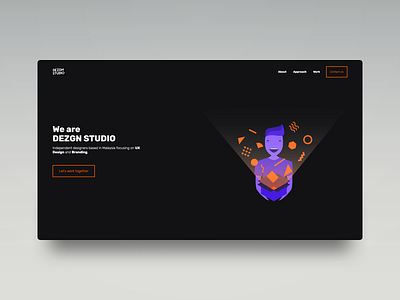 DEZGN STUDIO Home Page Shot