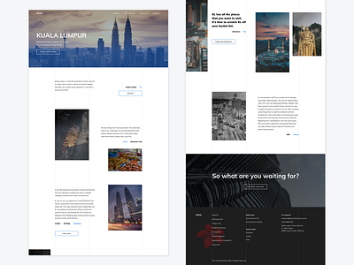 Visit Kuala Lumpur - Landing Page