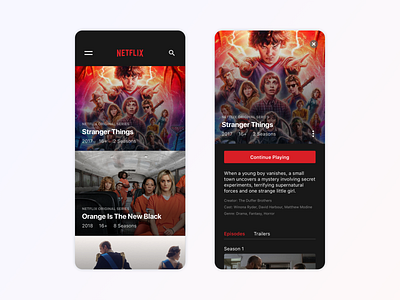 Daily UI - Netflix & Chill