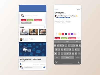 Daily UI - Facebook Post