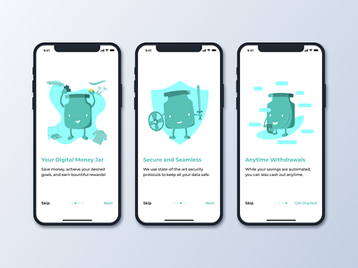 Pod Onboarding app branding clean concept design fintech illustration inspiration minimal mockup design onboarding product design savings ui ui design ux ux design vector