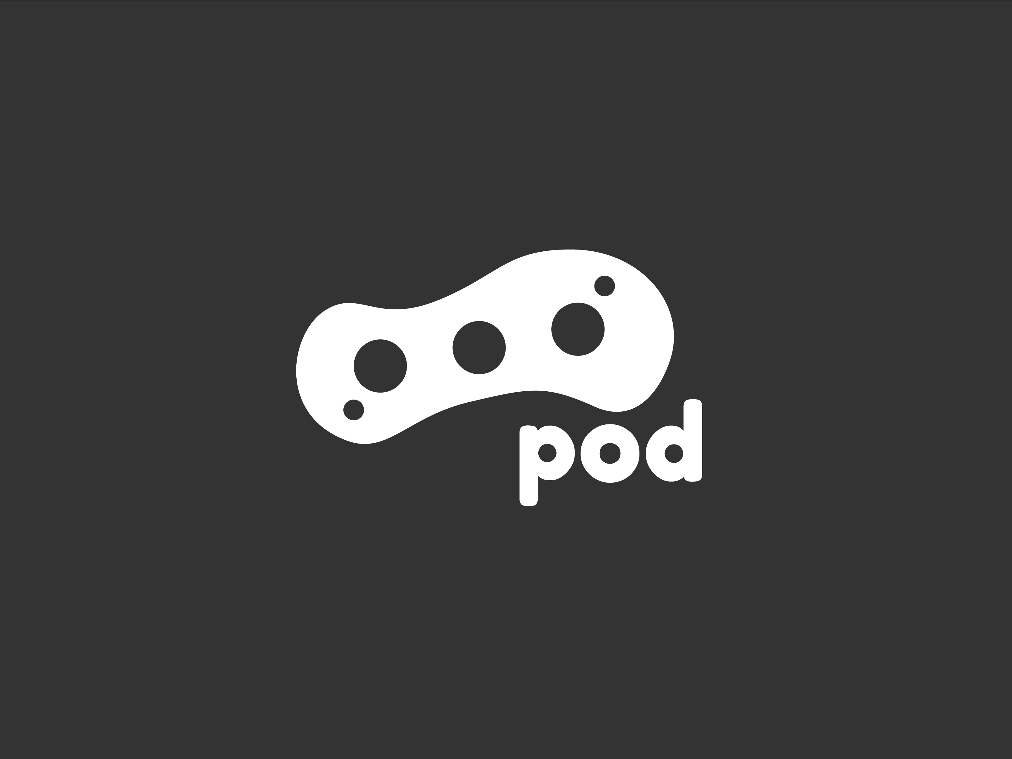 Pod Logo on Black by DEZGN Studio on Dribbble