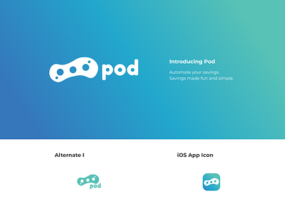 Pod Logo Showcase app branding clean design finance fintech gradient graphic design inspiration logo minimal showcase