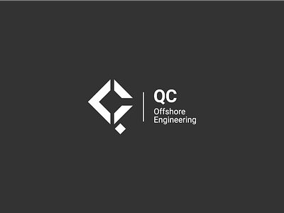 Trademark for QC Offshore Engineering branding brandmark combination mark design engineering logo logo design trademark