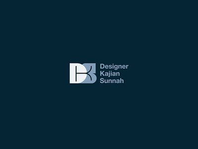 DKS - Designer Kajian Sunnah branding design emblem graphic design logo typography vector