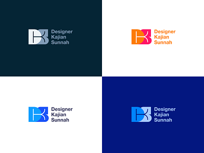 DKS - Variasi Warna branding design emblem graphic design illustration logo typography vector