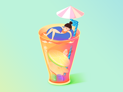 summer design illustration