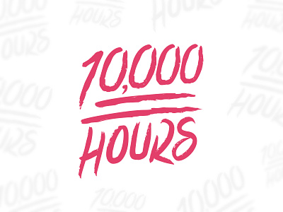 100 Emoji meets 10,000 hours 100 100 emoji 10000hours design hand lettering illustration keep it 100 motivational quotes red type piece vector