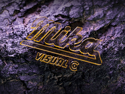 Mika Visual Co 3D Logo 3d blender cinematic design studio designer illustration logo mika vector