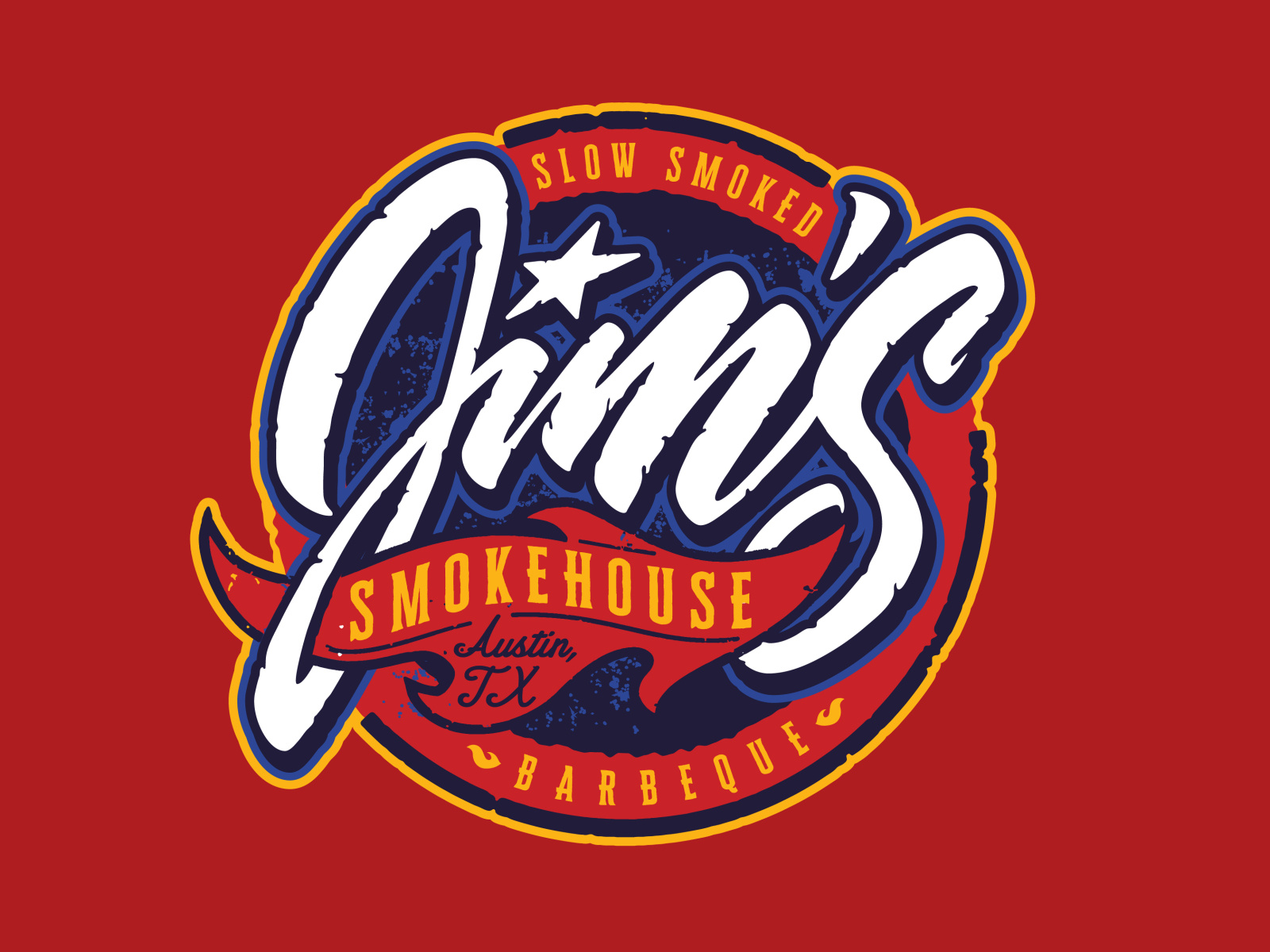 Jim s BBQ by Vincent Barnhart on Dribbble