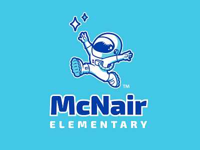McNair Elementary art branding design illustration logo vector vector art vector illustration