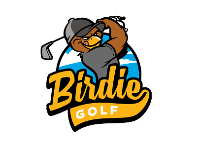 Birdie Golf art branding design illustration logo t shirt illustration vector vector art vector illustration