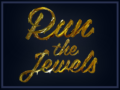Run the Jewels gold hiphop jewels logo rtj run runthejewels the