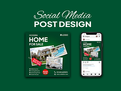 Real estate house property instagram post design graphic design home house property real estate social social media post web banner