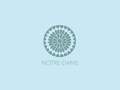 Paris Gems: Notre-Dame icons illustration notre dame paris