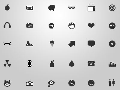 Urban Icons 16x16px icons