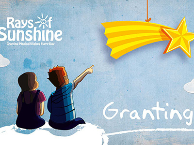 Granting The Wish banner children foundation promoting