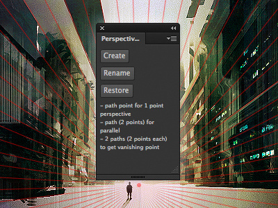 Perspective tools for Photoshop