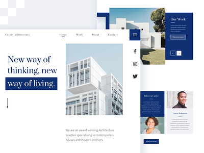 Architecture Website Design Concept