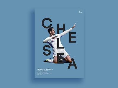 Chelsea Match Day Poster