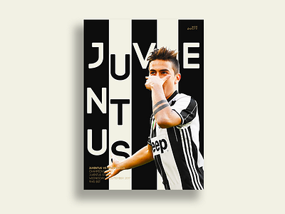 Juventus Match Day Poster