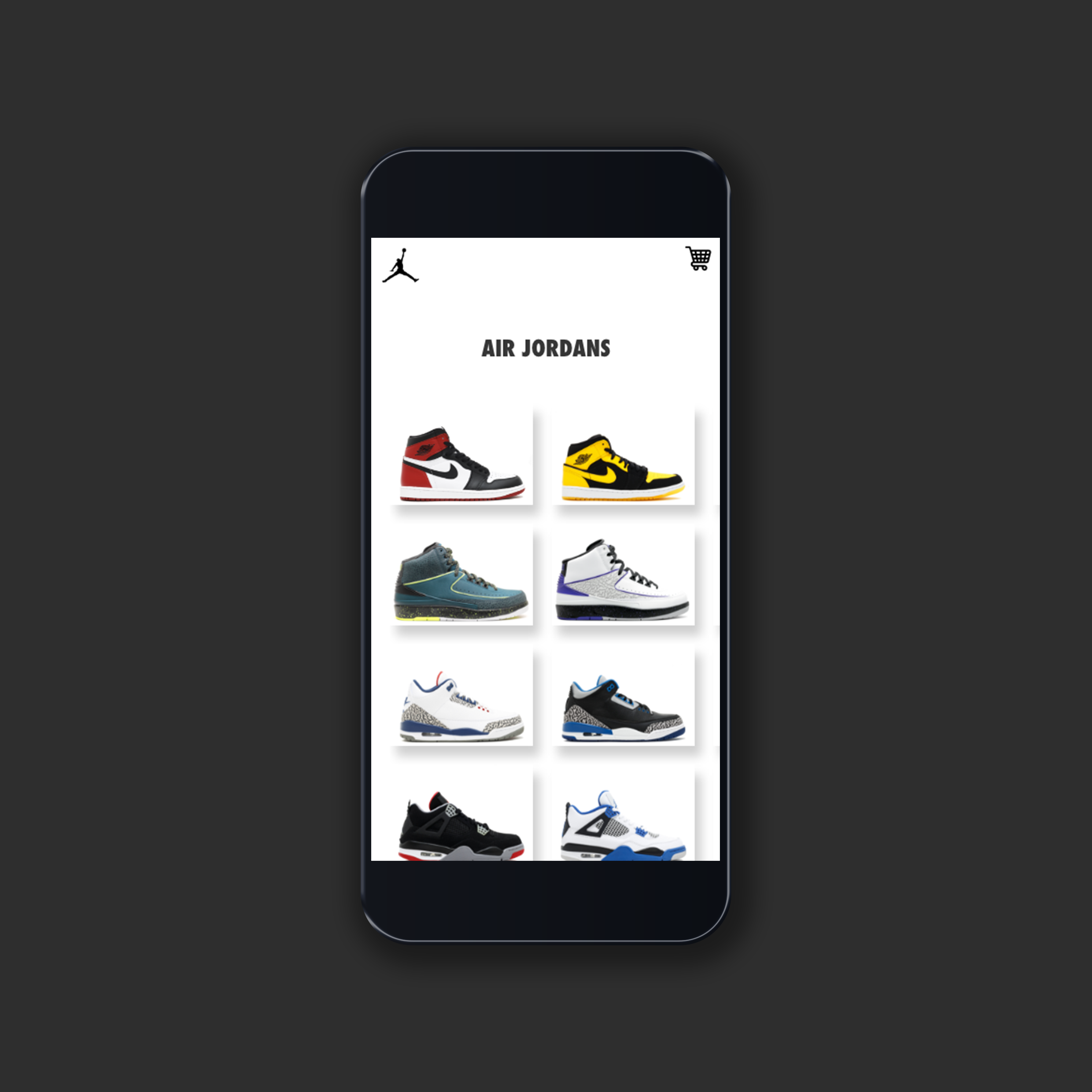Air Jordan Mobile App by Stephanie Post on Dribbble