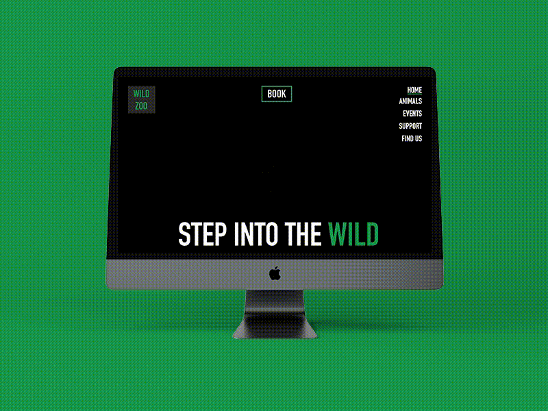 Wild Zoo adobe design interaction prototype ui ui design ux ux design web design zoo