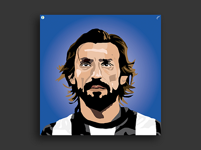 Andrea Pirlo Illustration