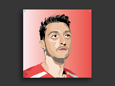 Mesut Ozil Illustration