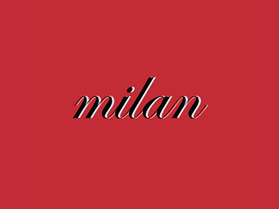 Milan Typogrpahy