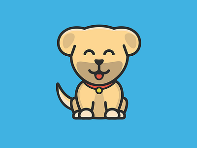 Lil Pooch adobe character character design dog graphic design illustration illustrator logo pooch pup