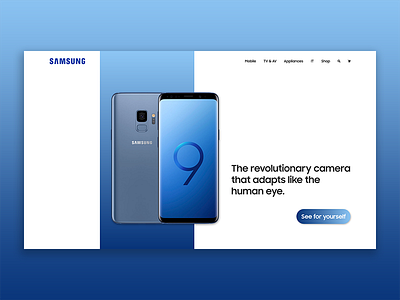 Samsung Web UI adobe xd mobile samsung samsung s9 ui ui design ux ux design we web design website