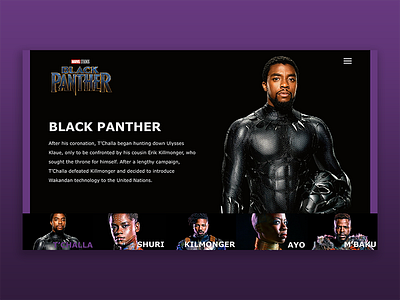 Black Panther Web UI