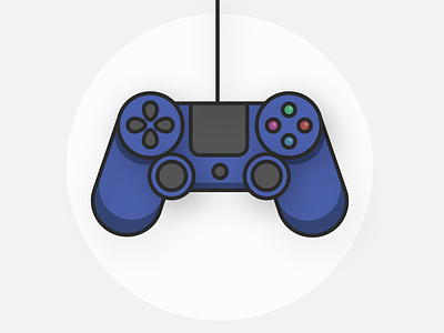 PS4 Controller Illustration