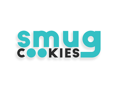 Smug Cookies Logo Idea 4 adobe bakery branding business cookies design graphic design logo logo design typography visual identity