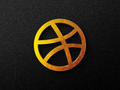 3D Gold Logo Mockup on dark Fabricated Wall | Premium PSD identity logo mockup mock-up mockup