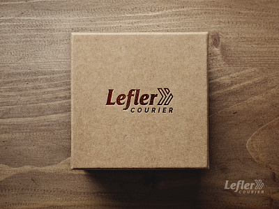 Logo for Lefler Courier. amazon courier logo logo mark