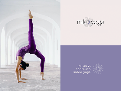 mk yoga - visual identity brand identity branding design health logo yoga