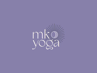 mk yoga - visual identity brand identity branding health logo mk visual identity yoga