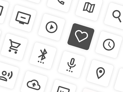 Icons on the web icons icons design iconset ui web web icons