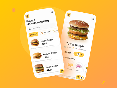 Fast food ordering app app food food app ui ux