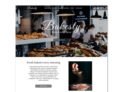 Bakerry Website design landing page web site